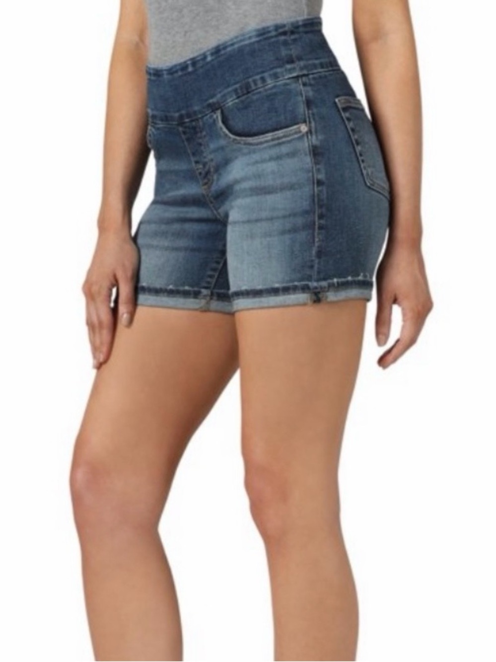 Rock & Republic Mid-Rise Fever denim shorts